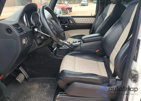 2015 Mercedes Benz G 63 Amg z USA, uszkodzony, nr VIN WDCYC7DFXFX236392
